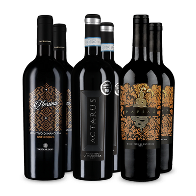 Wine in Black Premium-Primitivo-Paket