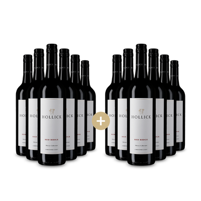 6+6 Flaschen Hollick Estate Coonawarra Red Ridge Shiraz / Cabernet 2021