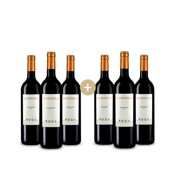 3+3 Flaschen Mas Perla Priorat 2010