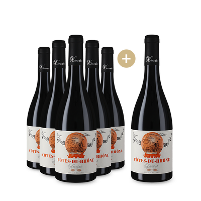 5+1 Flaschen Côtes du Rhône 2020