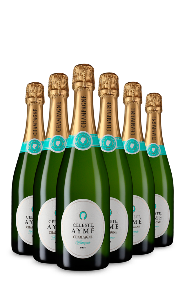 6 Flaschen Céleste Aymé Harmonie Blanc brut